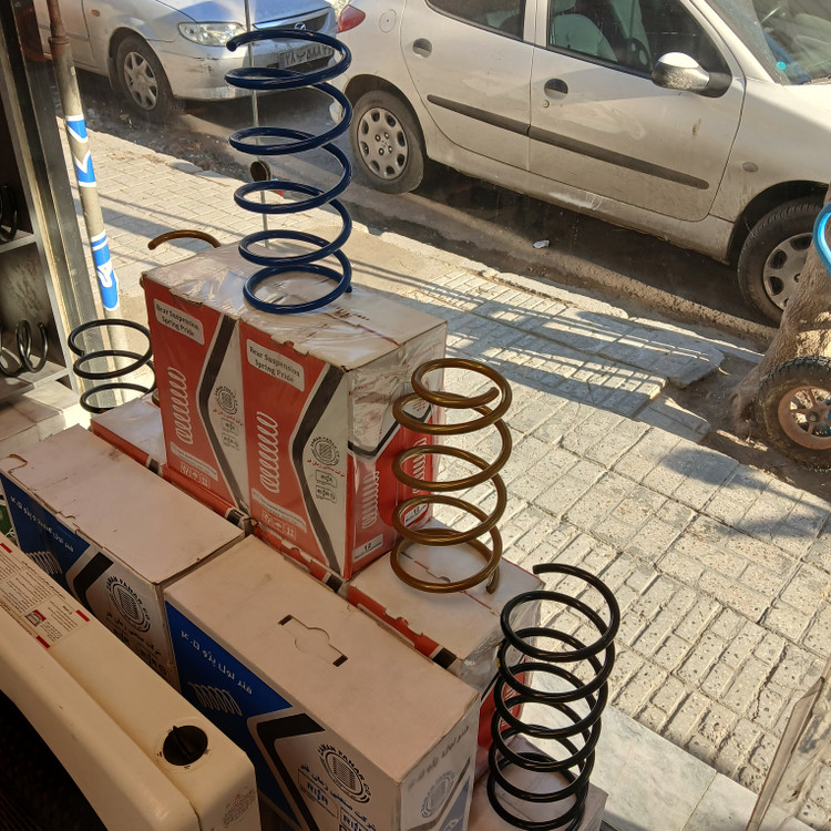 فنر لول پراید عقب CNG دوگانه گازسوز درجه یک گارانتی یکساله (1عدد)