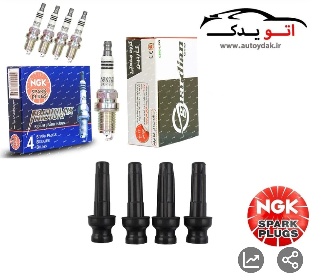 پک افزایش شتاب و قدرت تقویتی حرفه ای پژو 206 تیپ ۵ وایر بوت و شمع پلاتنیوم سوزنی دالف آلمان اصلی